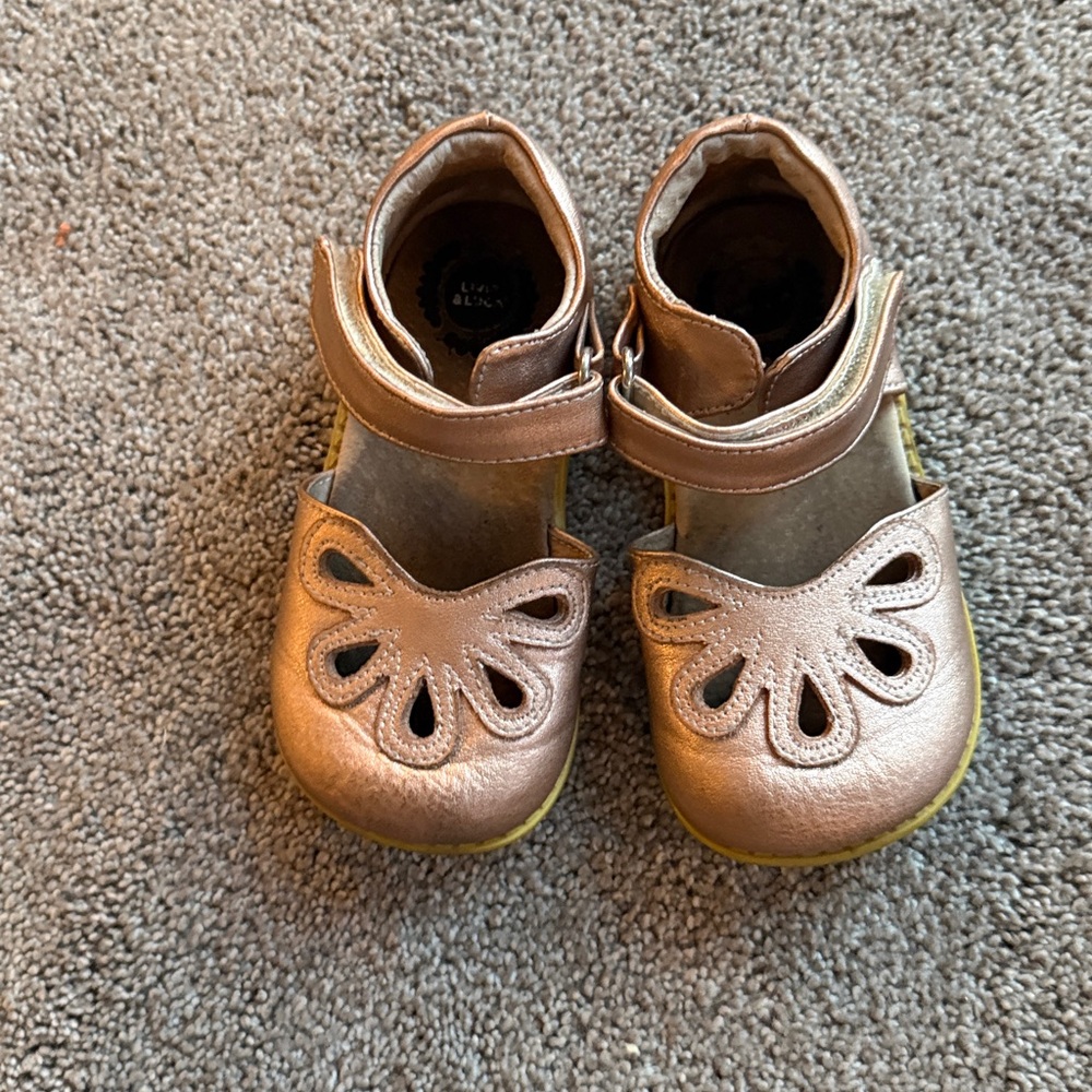 Adorable Metallic Baby Shoes